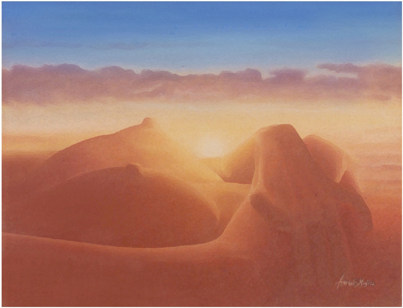Crepuscule Oil Painting by Andreas Mujica