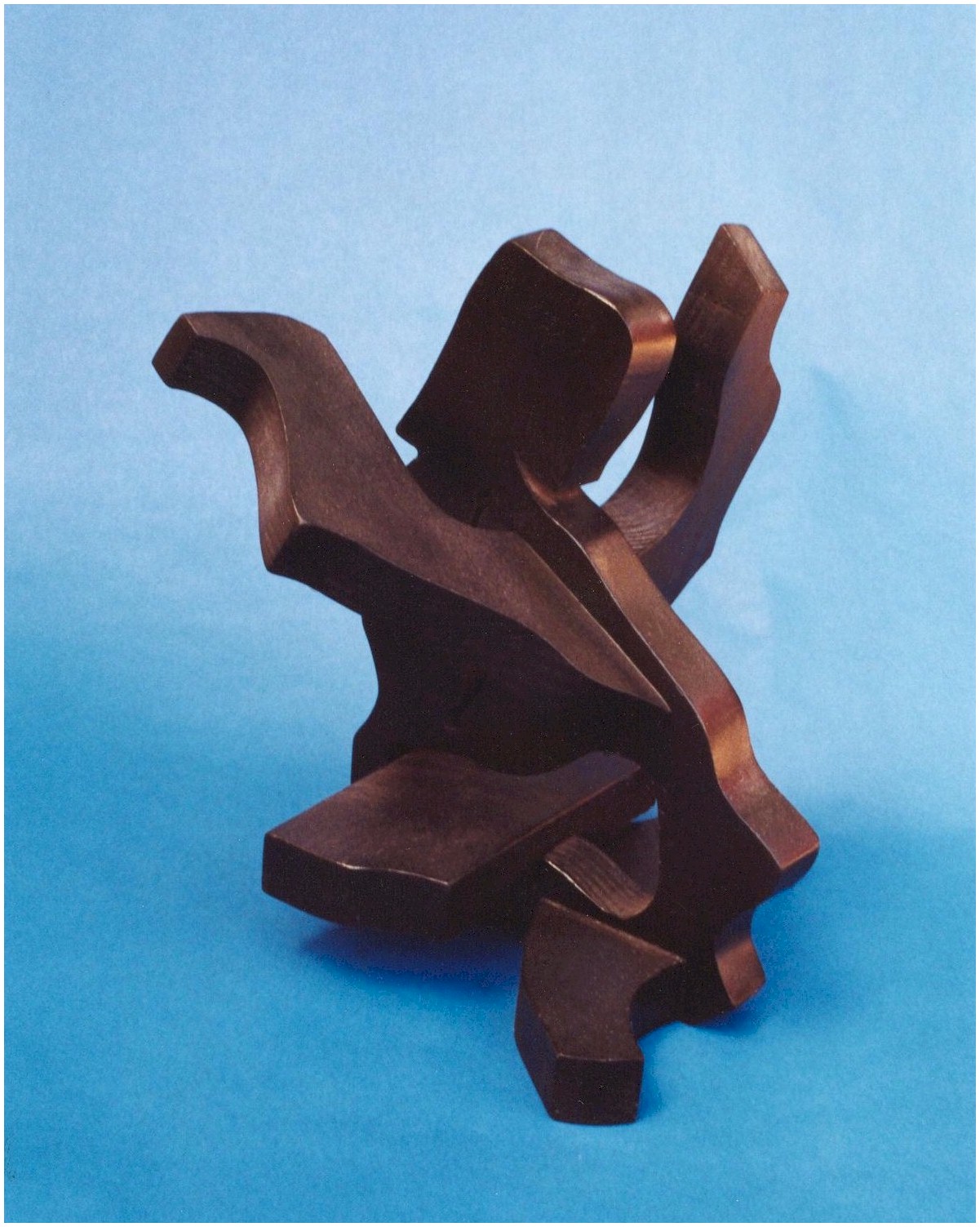 Lady Jubilee, Wooden Sculpture by Andreas Mujica