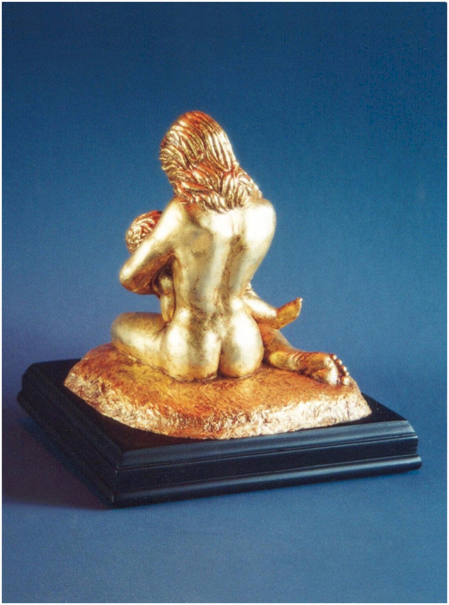 The Creation, the Love and the Dreams, is an sculpture created by Andreas Mujica. Back view